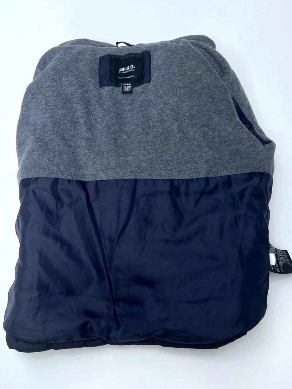 USED! London Fog Boys'  Camo Puffer Jacket Navy 5/6